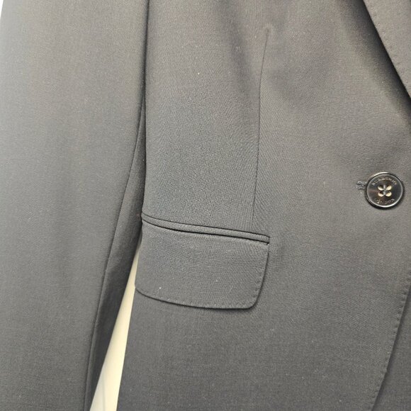 BURBERRY Black Women's Blazer - Size 4 - Picture 5 of 11